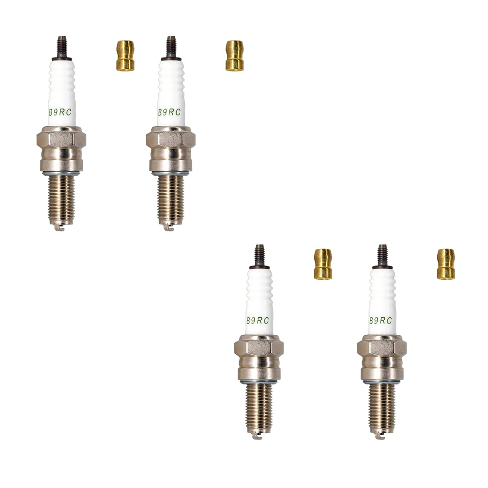 4pcs TORCH B9RC General Plug (Breakaway / With Terminal) Replacement NGK [6263] CR9E Spark