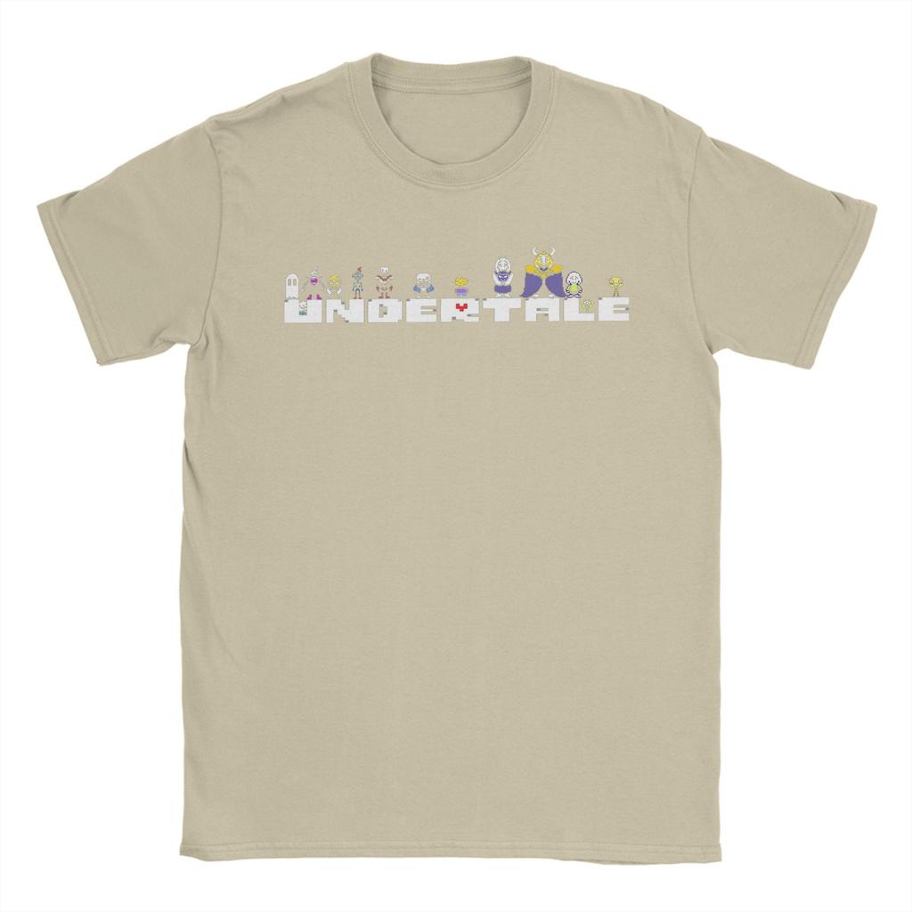 Videogioco Undertale Logo di Sans Magliette Unisex 100% Cotone Maglietta Originale Girocollo Maglietta Manica Corta Top Idea Regalo