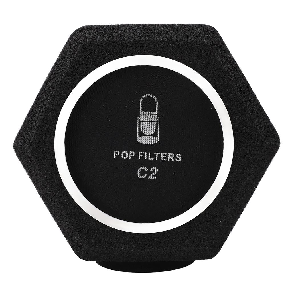 C2 Microphone Sponge Cover High Density Microphone Windscreen Professional Microphone Recording Isolation Booth