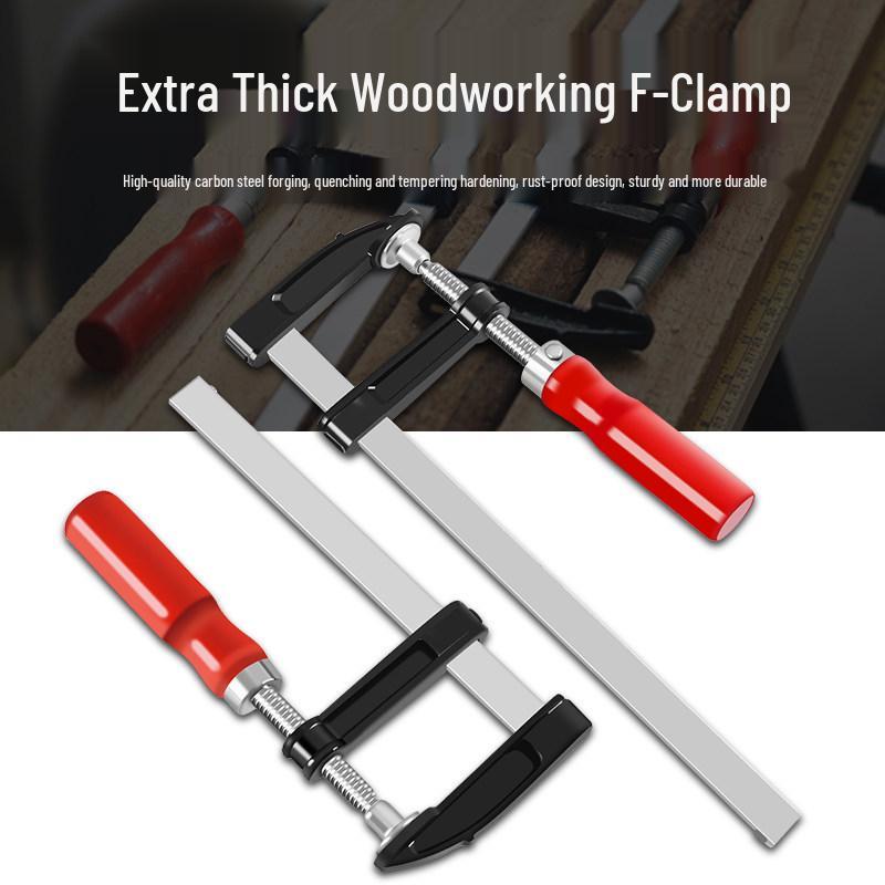 Woodworking Clamp Set: G-clamp, F-clamp, D-type, Fixing & Splicing, Forged Steel Rocker Clamp, Grinding Tool.