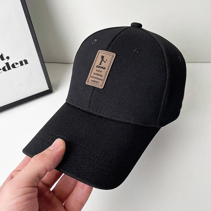 

2026 Men s Versatile Sun Protection Baseball Cap - New Style Duckbill Hat for All Seasons Adjustable чёрный