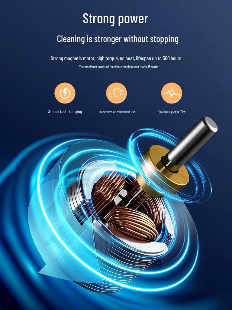 Cross-Border Multifunctional Electric Cleaning Brush for Kitchen and Bathroom