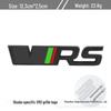 Compatible avec Volkswagen Skoda Octavia/Fabia RS: Logo VRS de calandre/aile/métal arrière et autocollant de carrosserie