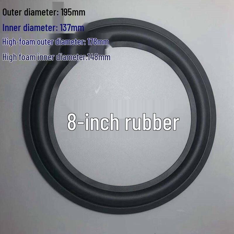 Rubber Edge Repair Ring for Speaker Horns - Available In Sizes 1.5 To 12 Inches