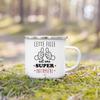 Beste Krankenschwester Französisch Bedruckte Emaille Tassen Kaffeebecher Trinken Wein Saft Tasse Dessert Kakao Milch Henkeltasse Bestes Geschenk für Infirmiere