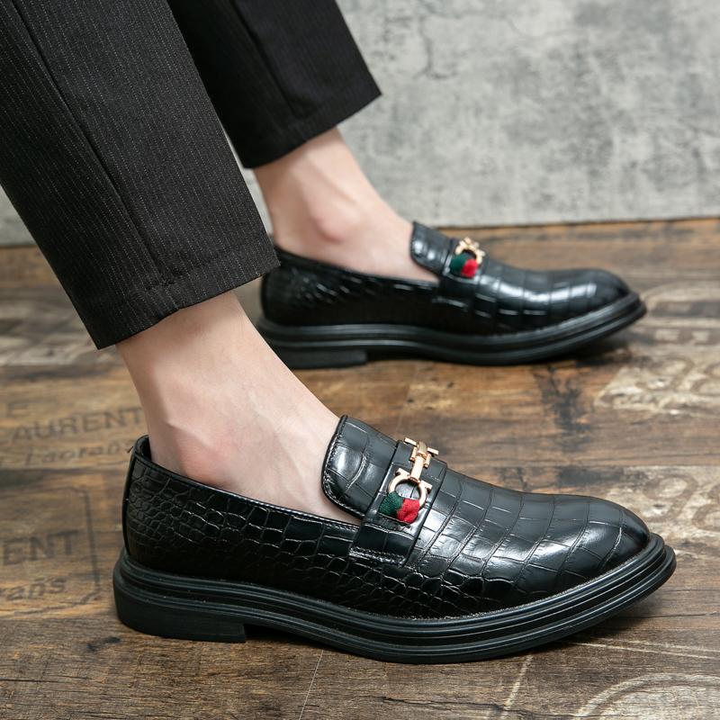 Pánské klasické oxfordky business ploché boty pro volný čas kožené boty Řidičské mokasíny svatební boty mokasíny italského stylu