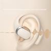 PVF Bluetooth Headphones, Ear-Hook Bone Conduction Concept, Open-Style Non-In Wireless, Noise-Cancelling Ear Clips, White