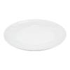 NARUMI RYDGES Plate, 27cm, White, Stylish Relief Lunch Plate, Signature Design, Microwaveable, Dishwasher Safe, 52257-5977