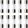 SIXQJZML 10 Pack F2AL Fast-Blow Fuse 2A 250V Glass Fuses 0.2 x 0.78 inch / 5 x 20 mm (2amp) (F2A)