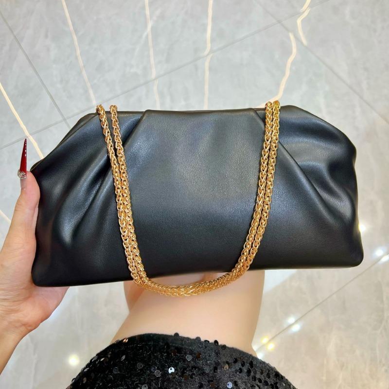 Simple Cloud-shaped Handbag, Small and Unique Clutch Bag, Single-shoulder Chain Crossbody Bag, Hand-held Bag, Underarm Bag