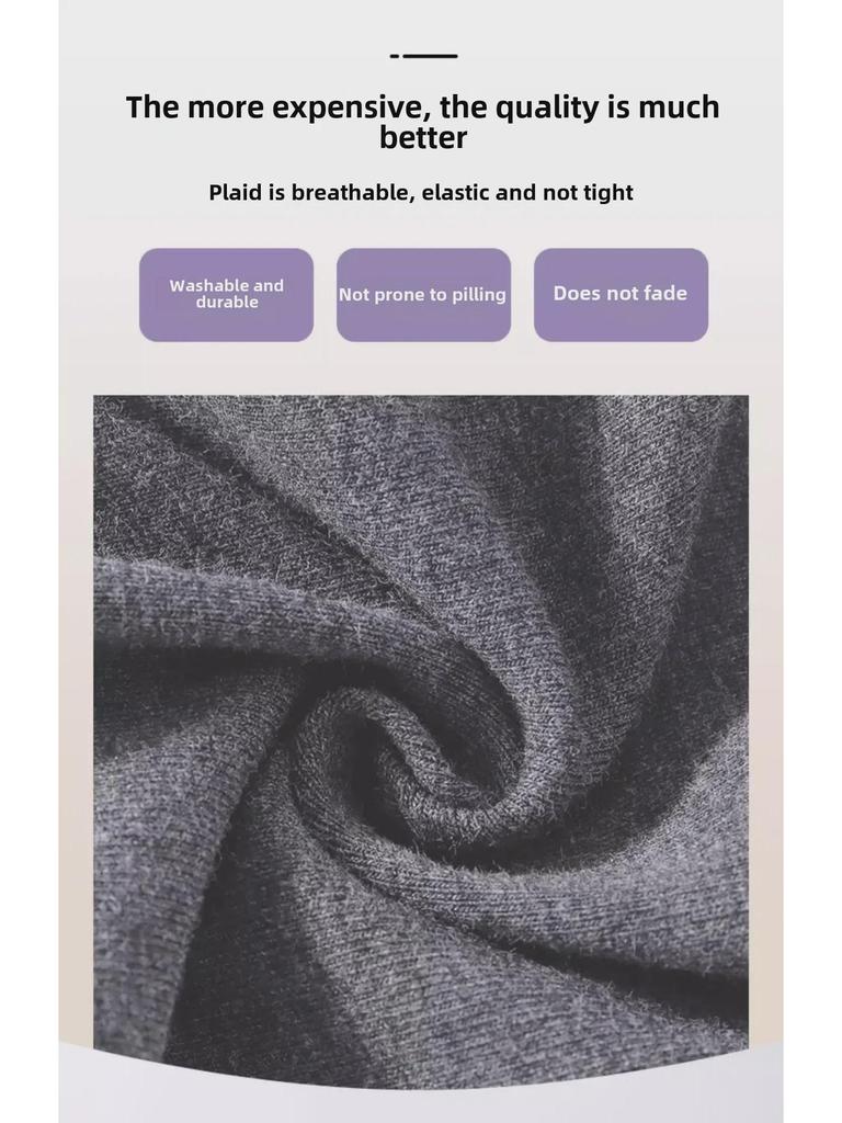 Girls' Gray Winter Leggings: Warm, Plus-Velvet, Thickened Tights for Autumn/Winter