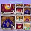 Tapeçaria Brilhante e Linda Eid Mubarak Decoração de Parede Para Celebração do Ramadã