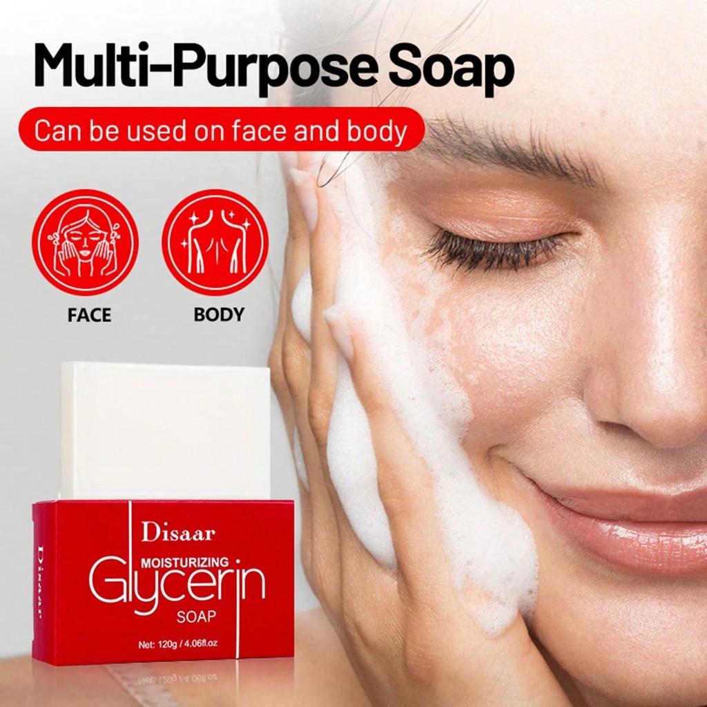 Glycerin Handmade Soap 120g Deep Cleansing Oil Control Soap Antioxidant Cleansing Plant Essence Foaming Facial Cleanser