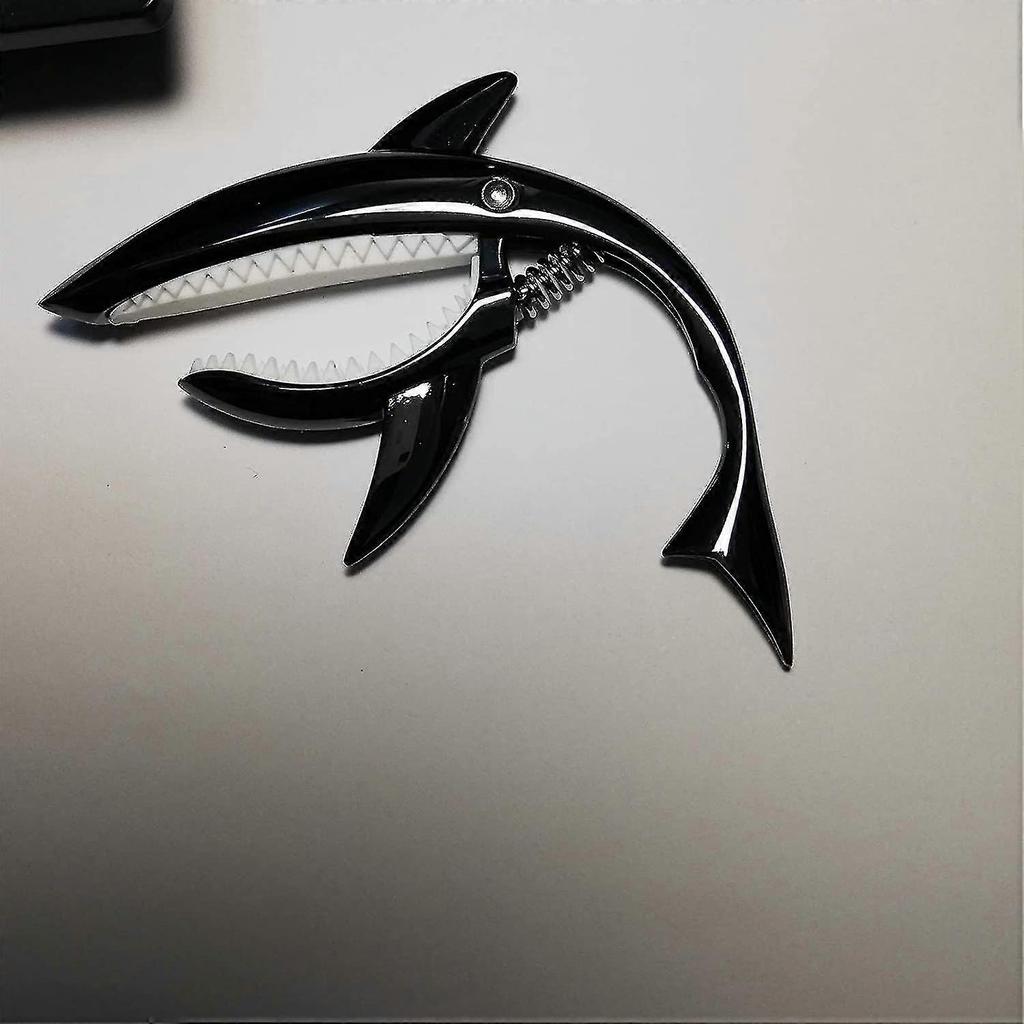 Guitar Capo For Electric Classical Guitar Ukulele Zinc Alloy Spring Capo (black), Suitable As A Holiday Gift (mother's Day Gift) - PR