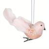 1PC Simulated Foam Feather Bird Christmas Decoration Pink Christmas Tree Pendant 3D Fake Craft Birds Christmas Decoration