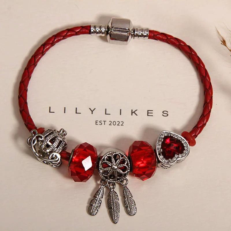 Elegant Women's Bracelet – Luxury Retro Beaded Design with Panjia Style for a High-End, Exquisite Feel.