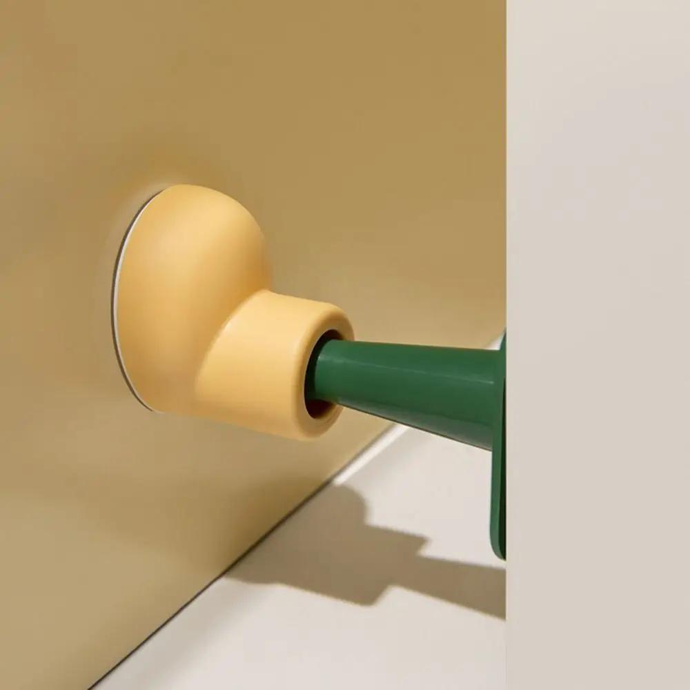 

New Silicone Door Stopper Mute Non-punch Anti-bump Door Holder Self Adheisve Household Door Anti-collision Device
