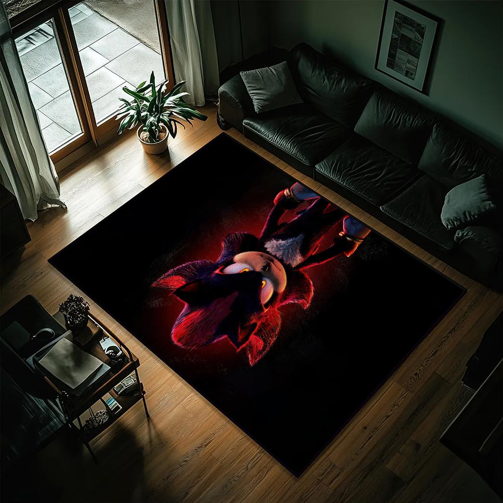 

Anime S-Shadow H-Hedgehog carpet Bedside Kitchen Bath Living Home House Bedroom Floor Mat Doormat Large Carpet Rug Decoration 40cm x 60cm
