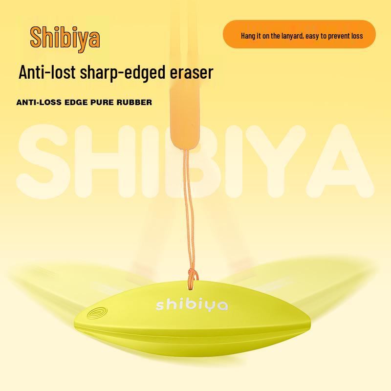 Shibiya Super Clean Triangle Prism Eraser - No Residue, Perfect for Elementary Students
