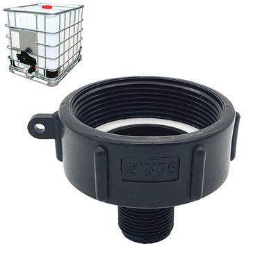 1Pc Ibc Water Tank Reducing Adapter Durable S60 Fine Thread To 2''Nps 3/4'' Fine Thread Garden Hose Connector Adapter
