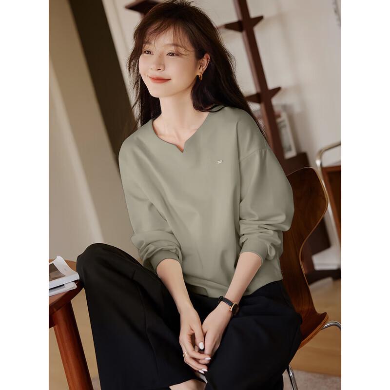 Mohan Yimei Casual Round Neck Loose Sweatshirt