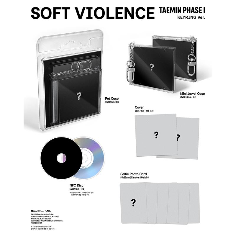 [Pre-order] TAEMIN - [PHASE I : Soft Violence] KEYRING Ver.