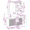 Bathroom Cabinet Set 4 Pcs Grey Sonoma 100 X 14.5 X 70 Cm