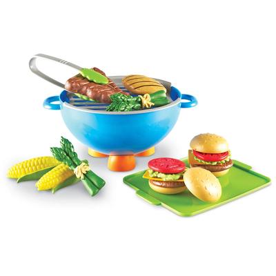 Learning Resources Grill-to-Crisp BBQ Set, 22 Pieces, Toy, Pretend Play, LER9260-D (Authentic Product)