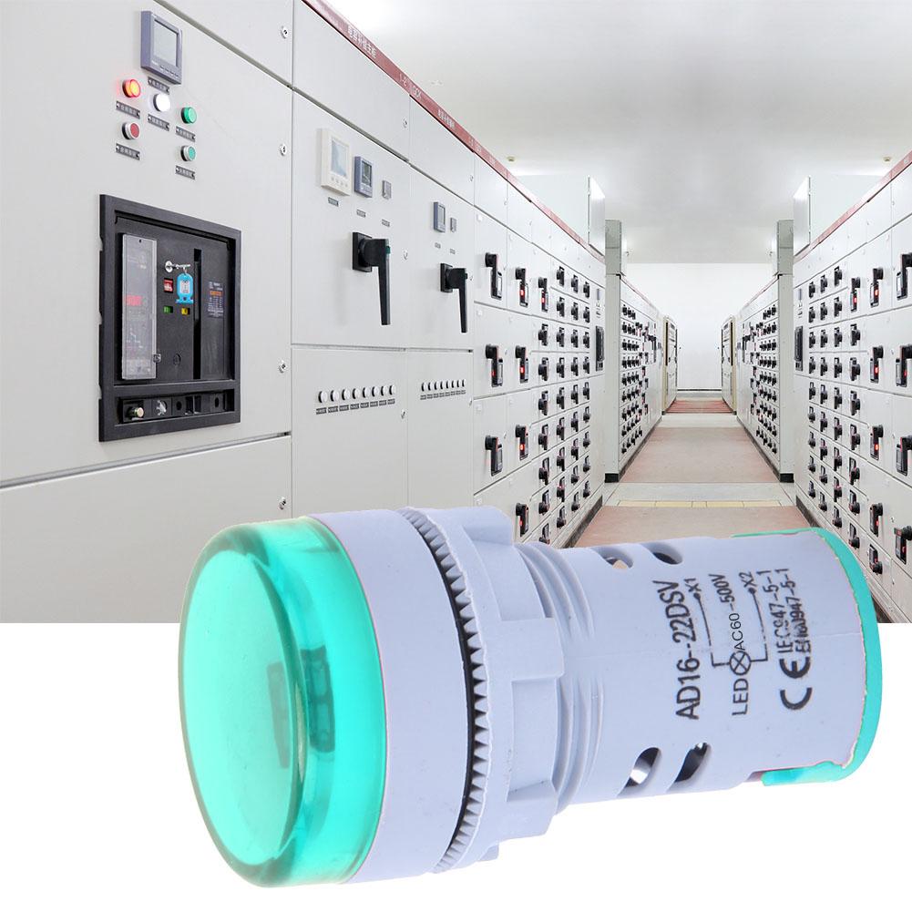 AD16-22DS LED Indicator Light Digital Display Voltmeter AC 60V-500V Voltage Meter
