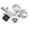 New Co2 Equipment Regulator Magnetic Solenoid Two Gauge Bubble Counter for Aquarium Service 220V To 240V