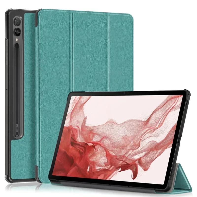 Pour Samsung Tab S10 Plus Étui 12,4  Tripli Pliable Magnétique Support Cuir Coque Rigide Intelligente Pour Galaxy Tab S10 Plus S10+ Étui X820 X826 S10 Plus (12.4 inch)