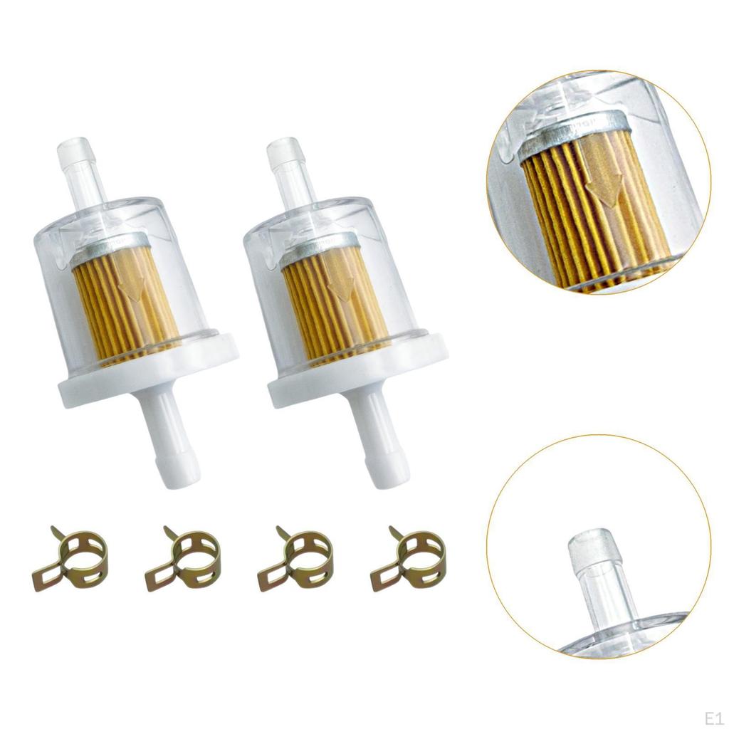 2 Stück 691035 493629 Passend für Kleinmotoren Kraftstofffilter-Kit für Zubehör