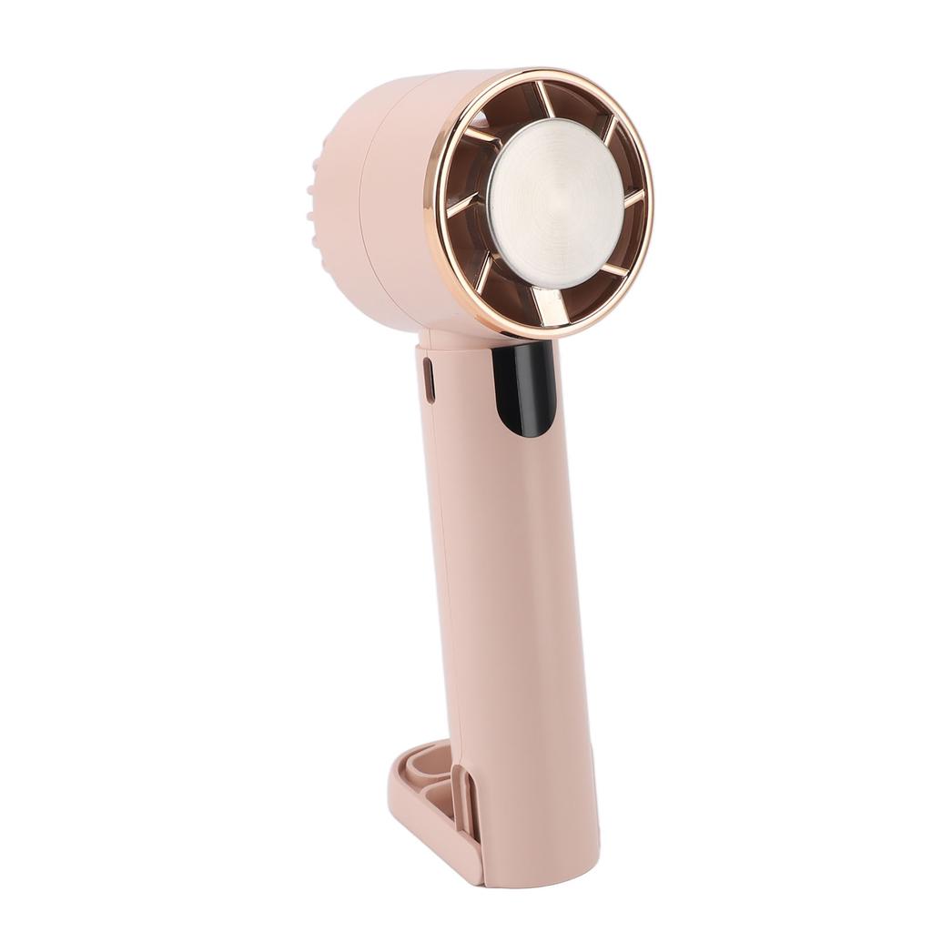 Mini Portable Fan Handheld Semiconductor Cooling Fan 3 Speed Small Desk Fan USB Rechargeable for
