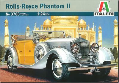 PLATZ Italeri Schaal Phantom II Plastic Modelbouwkit IT3703 1/24 Rolls-Royce (Auto)