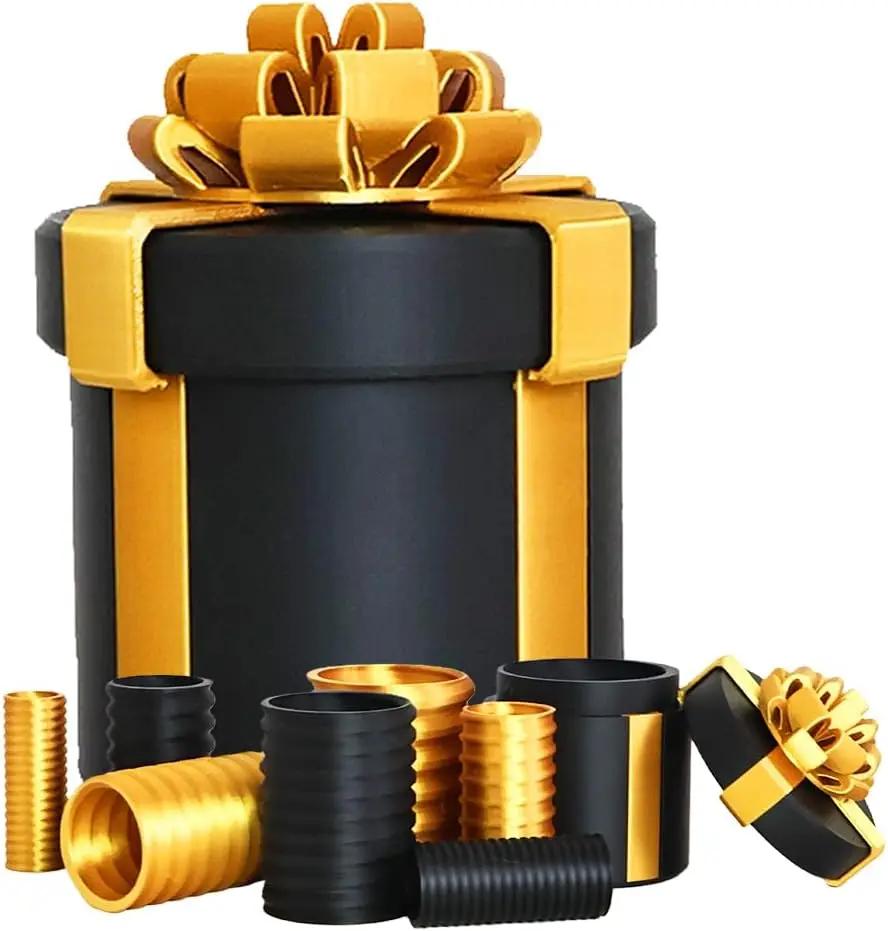 Nervige verschachtelte Schraubgeschenkbox - Scherz-Nesting-Box für Bargeld & Überraschungen, 3D-gedruckter Spaß für Geburtstage, Weihnachtsfeier-Geschenke