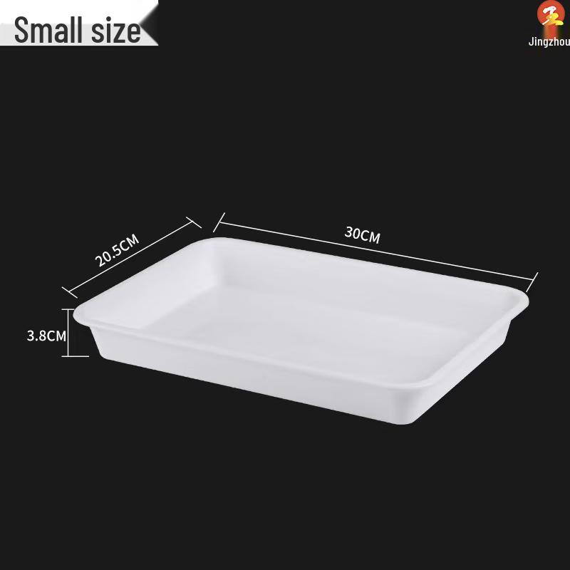 Commercial Thickened Plastic Serving Trays (10-Pack)