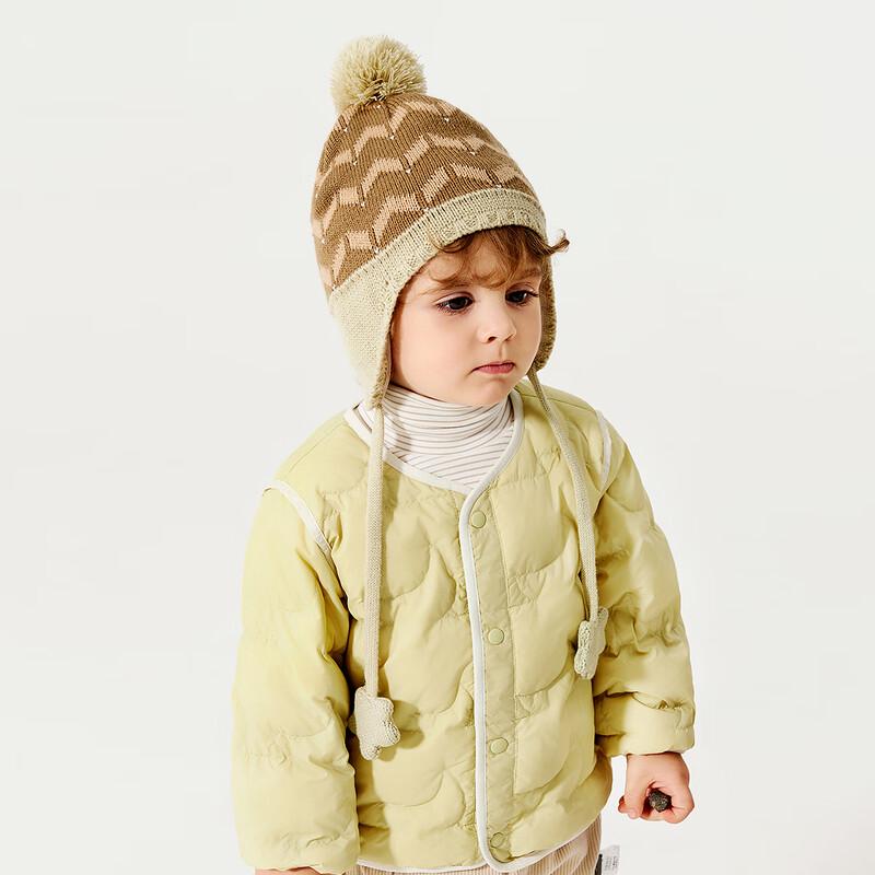 TONGTAI Toddler Knit Beanie with Ear Protection 1-5 Years (50cm)