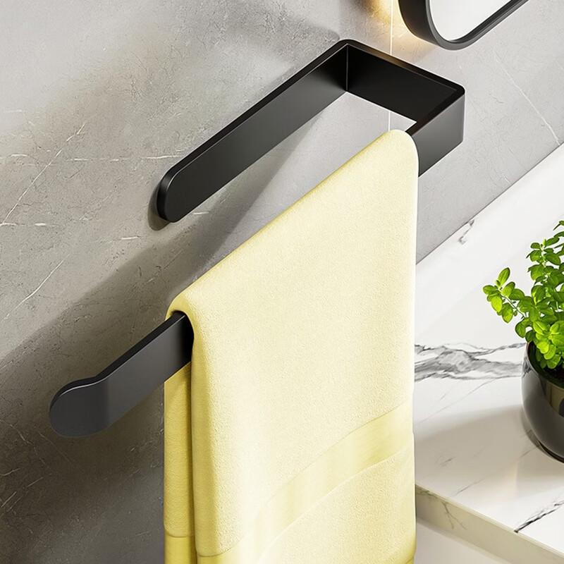 YIXI Wall-Mounted Towel Rack with Storage Shelf