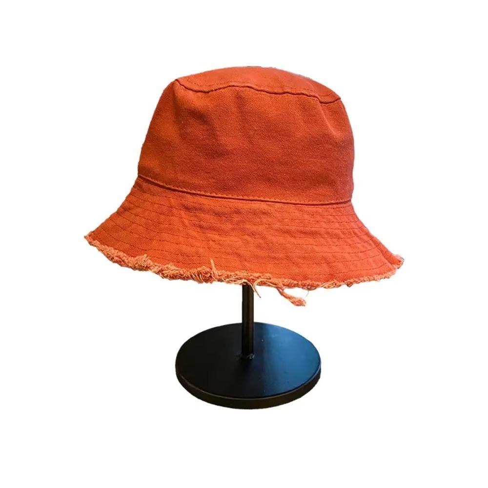 Cotton Bucket Hats Foldable Beach Panama Cap Simple Fisherman Hat Ladies Hip Hop Hat
