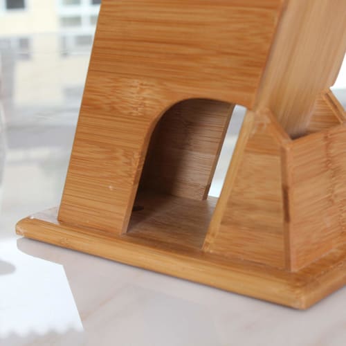 moonwood Knife Holder, Knife Block, Knife Stand, Knife Rack, Wooden Storage Knife Holder