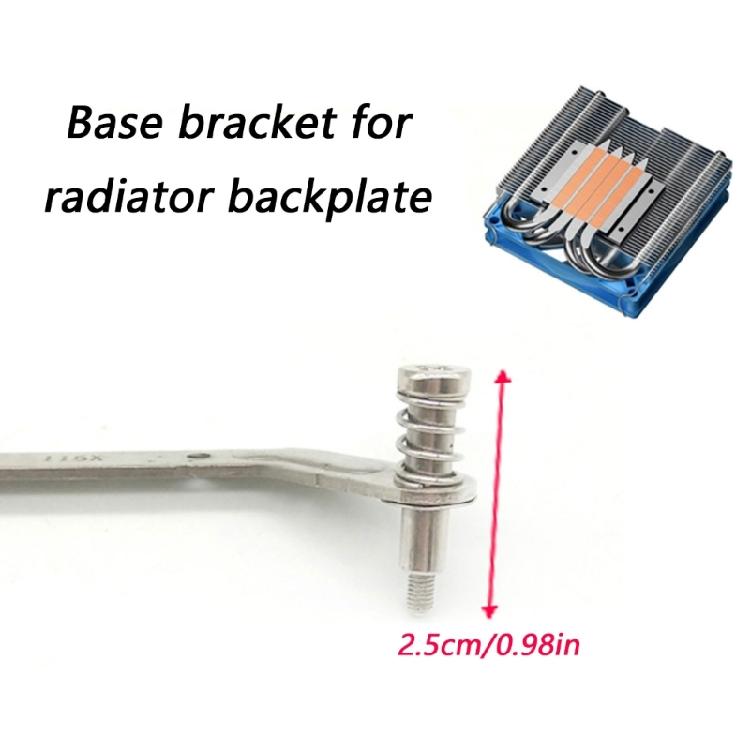 Heavy Duty Metal CPU Coolers Mounting Bracket Backplanes Screws for LGA115X 1700 Heat Sink Attachment