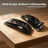Black Mesh Grille Insert Circular Cutouts Front Lower Direct Replacement Auto