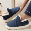 Fashion New Warm Short Plush Cotton Shoes Winter Women Cotton Shoes Platform Fur Nonslip Lady Shoes Comfort Casual House Men Shoes 2025