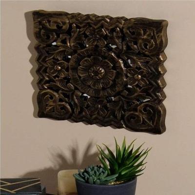 30.48cm MDF Wall Decorative Panel Wood Wall Board Carved Wall Decorative Panel