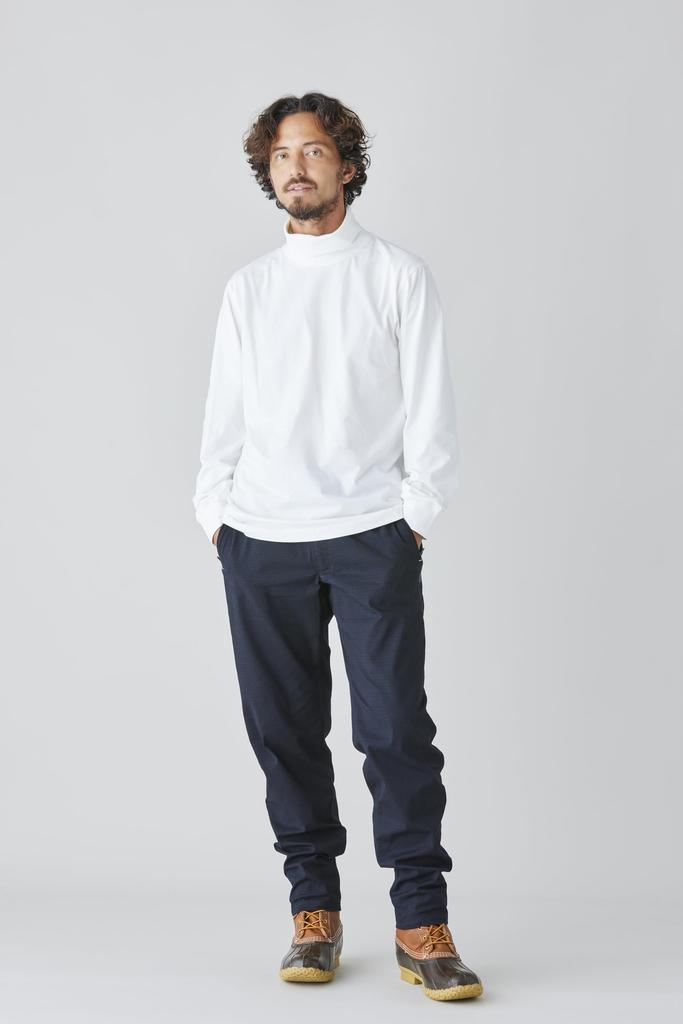 LL Bean Carefree Unshrunkable Japan 1000066291 Men's Turtleneck, Fit, XL, White,