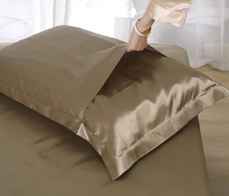Silky Ice Satin Pillowcase - Imitation Silk