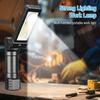 Rechargeable 1200mAh Folding Flashlight Type C Camping Light Car Repair Lighting  Outdoor Camping