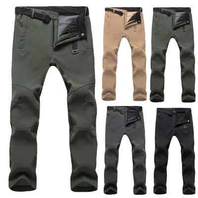 Fabulous Men Trousers Thick Winter Mid Waist