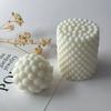 1Pc Handmade Bubble Soy Wax Candle - Nordic Geometric Ball Scented Candle, Home Decor Ambience Craft Gift