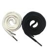 6mm Black & White Cotton Rope Drawstring with Metal Tips for Sweatshirts, Hats, Sports Pants, and Bags